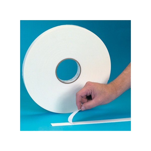 Tape Logic 1/2'' x 72 yds. 1/32'' White Tape Logic Double Sided Foam Tape, 24PK BUY00016448 - main